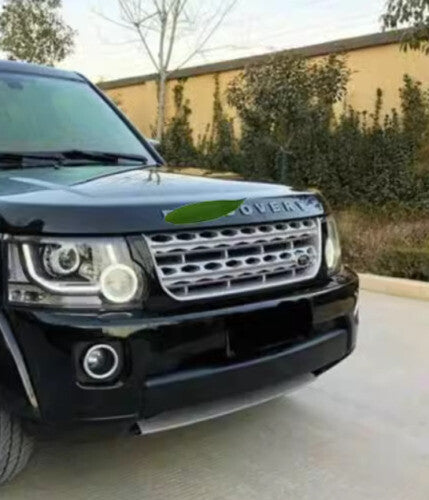 Silver Grill for Land Rover Discovery 4 2010-16 Mesh Grille Front Bumper Center