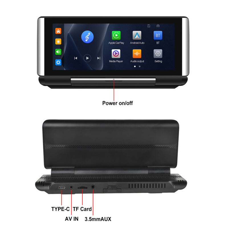 6.86-inch touchscreen car stereo radio with CarPlay, Android Auto GPS navigation 7-32V- n