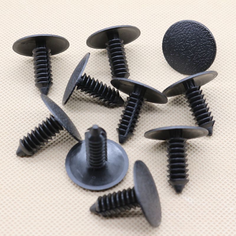 10-piece set of kick plate clamp fixing buckles rivets suitable for Ford N807535S, N807535-S