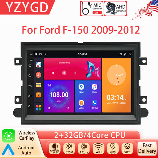 Android Auto Carplay for Ford F-150 2009-2012 Car Radio Stereo GPS Navi 2+32GB
