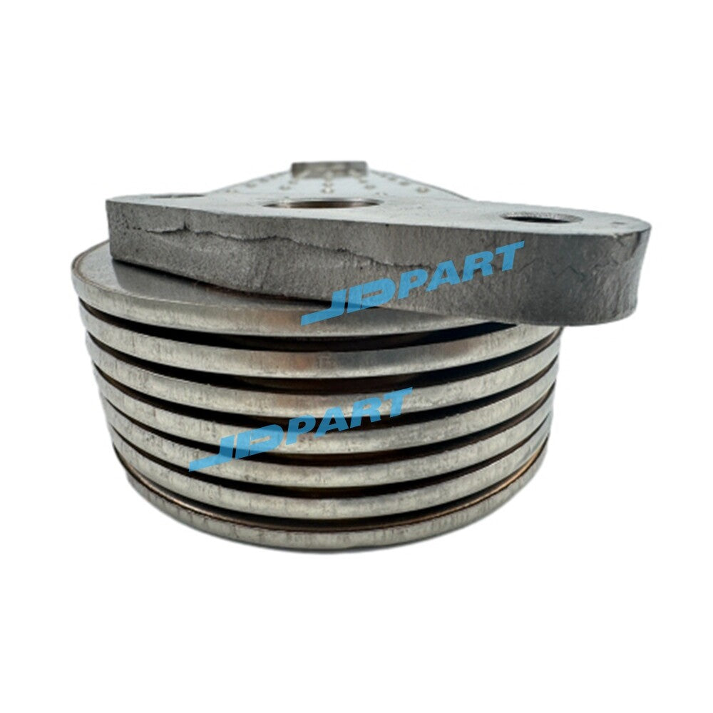 6D22 oil cooler core is suitable for excavator engine parts.
