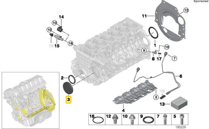 New Engine Block Cover for E60 E89 F10 F07 F25 X5 Z4 330i 325i 535i v
