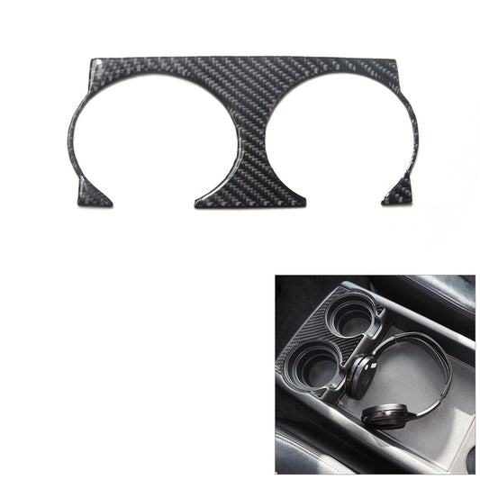 for Honda Odyssey 2005-2010 Carbon Fiber Interior Front Cupholder Cover Trim