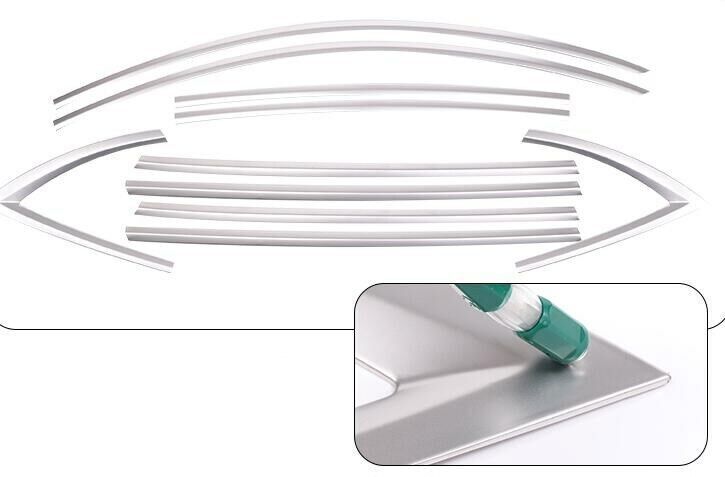 For 20-24 for Model Y Chrome Window Moulding Strip Weatherstrip Pillar Trim B n