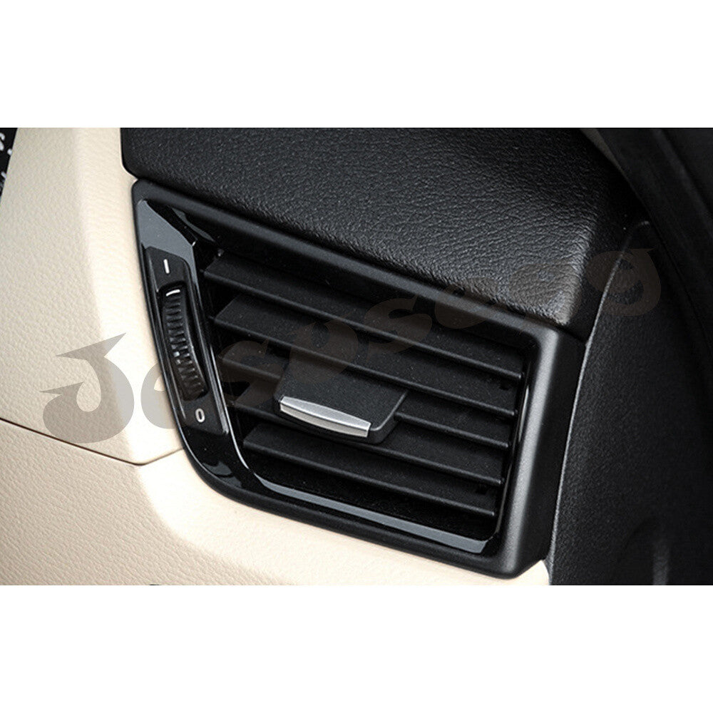 Right Dashboard Air AC Vent Outlet Trim Cover for BMW E84 X1 10-15 Glossy Black Q