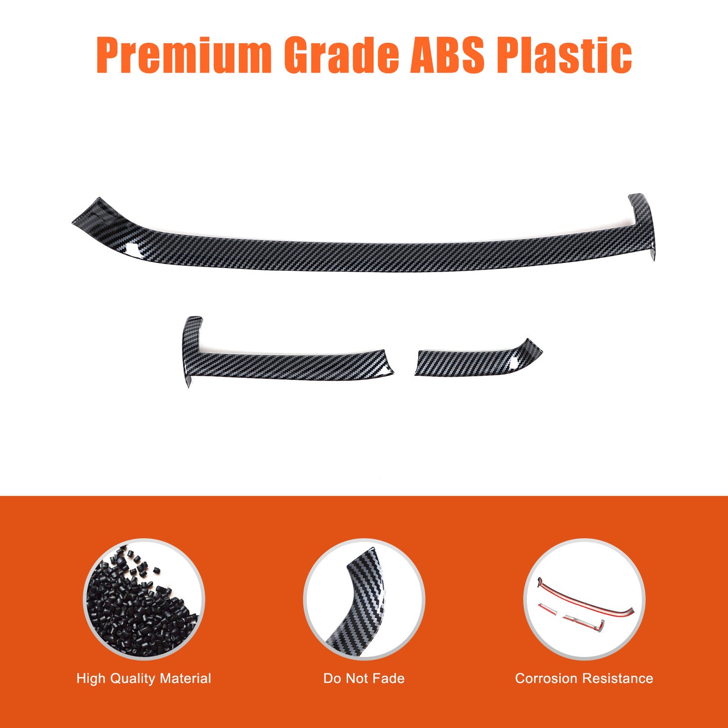 Carbon Fiber Gear Shift Cover Trim for FJ Cruiser 2007 - 2021- v