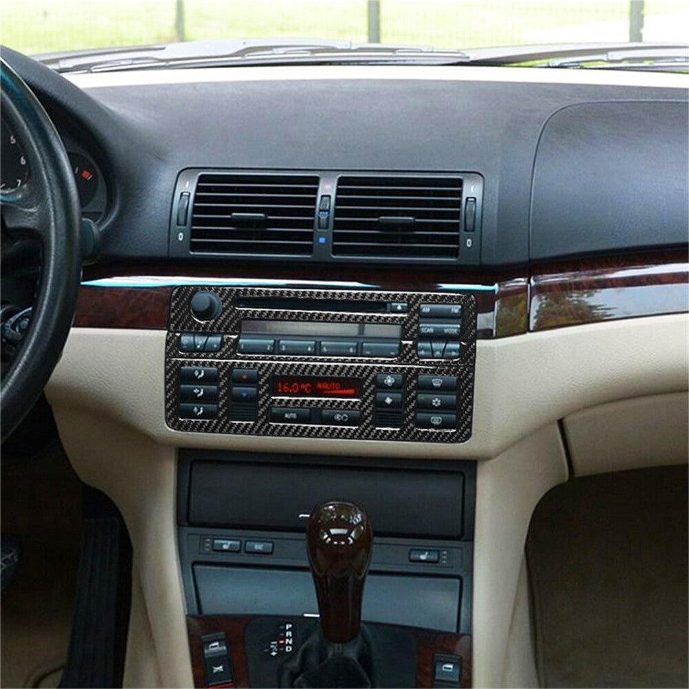 Red Carbon Fiber Reading Light Panel Cover Trim For Tundra 2014-2018 v