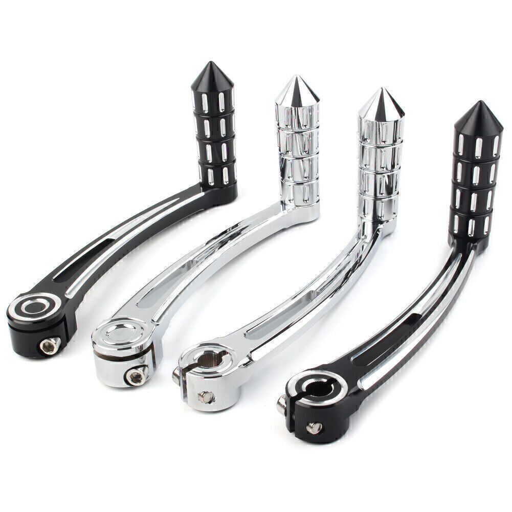 Fit 2000-2015 for Harley FL Softail Models Heel Toe Shift Lever + Spike Shifter Pegs Q