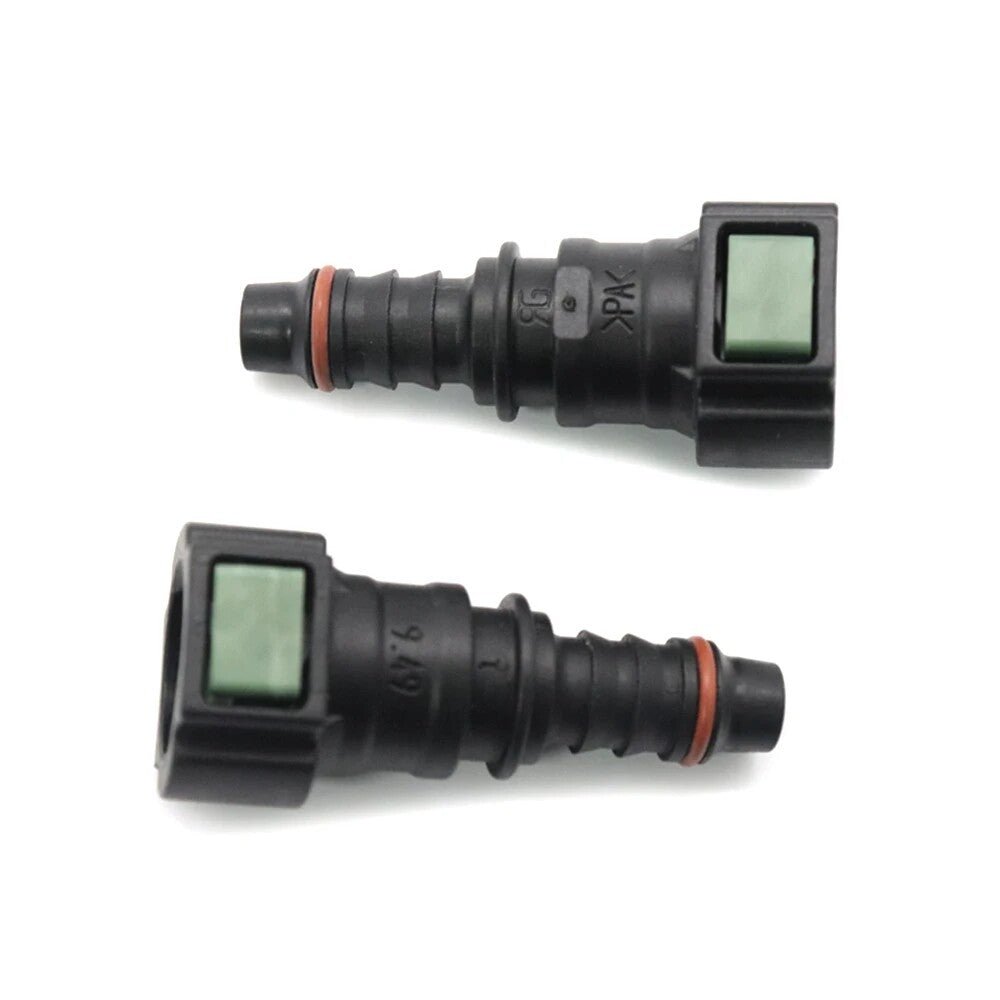 2-pack 9.49mm ID8 10x8 180 Fuel Line Hose Quick Release Female Connector Q