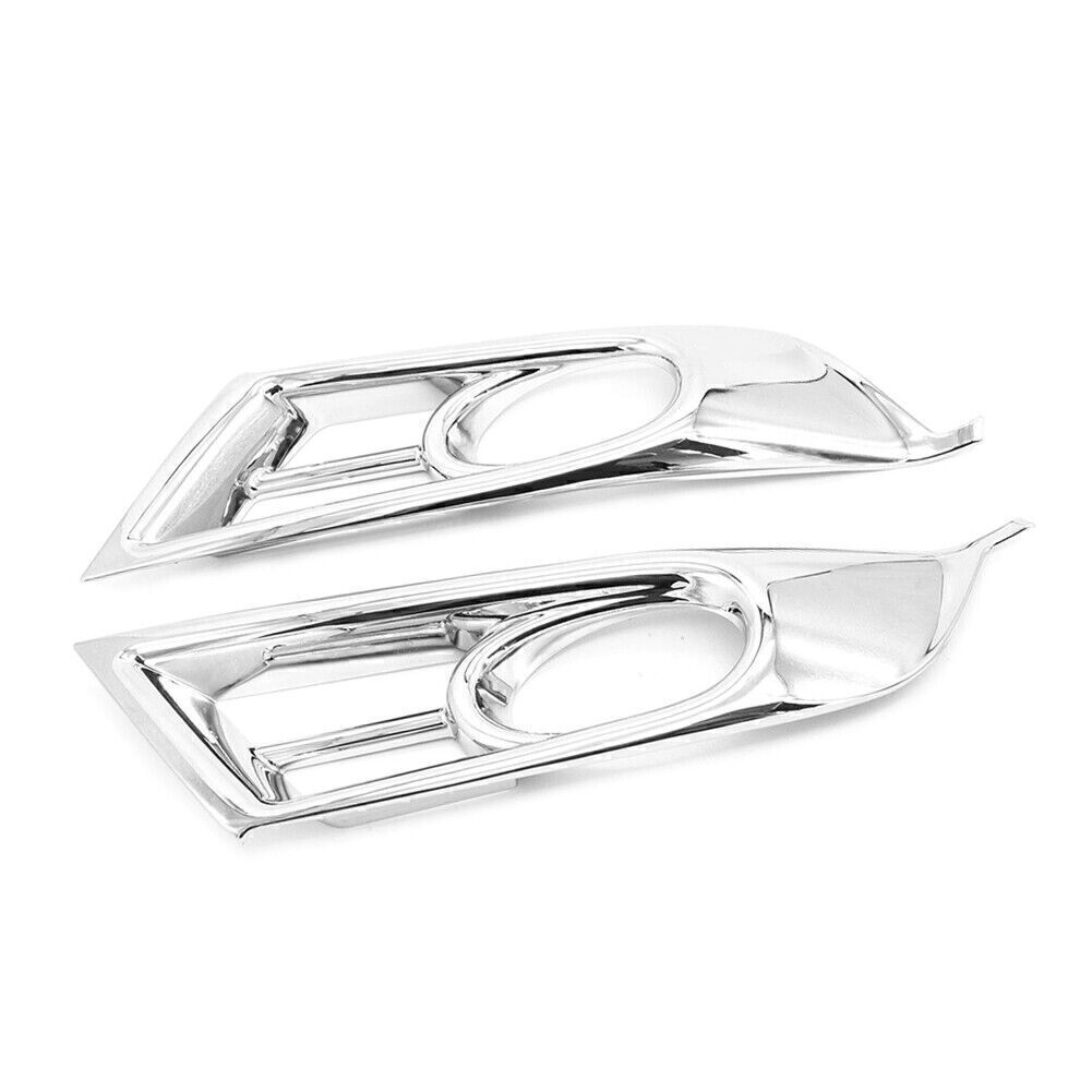 Pair Front Fog Light Cover Trim Decoration Fit for Honda CRV CR-V 2017 2018 Chrome