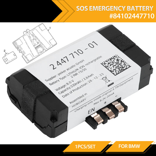 for BMW F20 F30 F32 F12 F90 X3 X5 Emergency Battery SOS Battery Fit #84102447710 Q