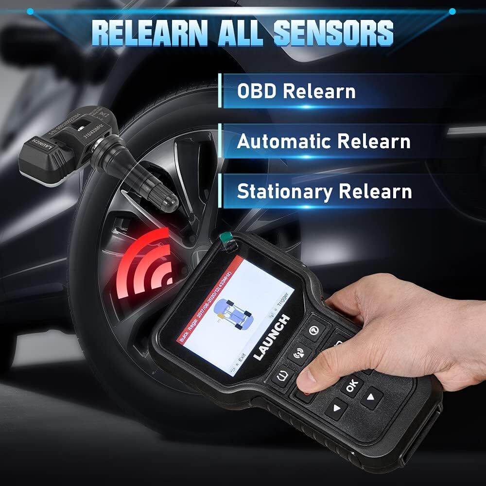 LAUNCH CRT5011E TPMS Activate Read DTC Relearn/Tire Pressure Monitoring Sensors