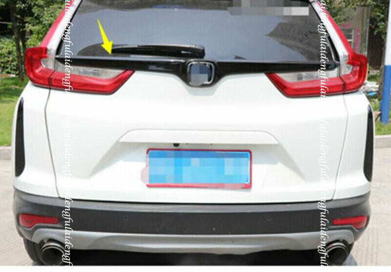 Gloss Black Rear Trunk Lid Upper Strip Cover Trim for Honda CR-V CRV 2017-2022