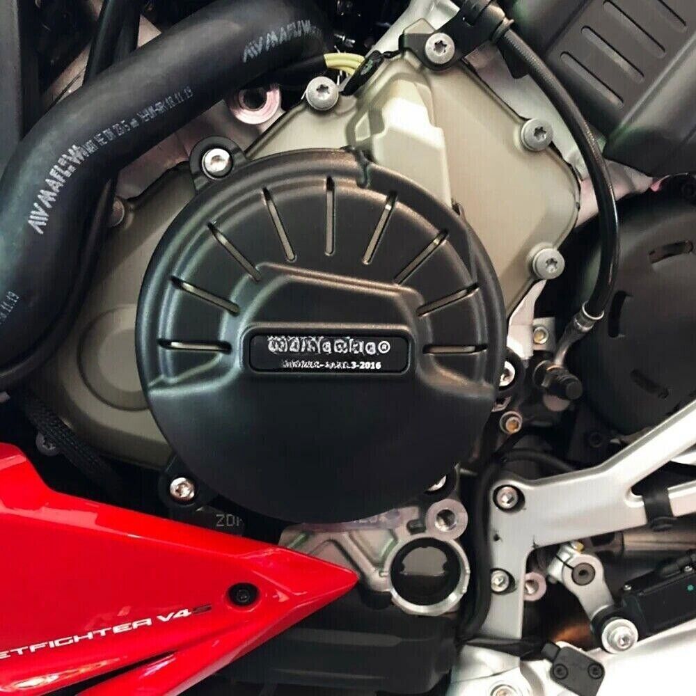 Carbon Fiber Engine Protection Cover for Ducati Panigale V4R V4 SP2 Q