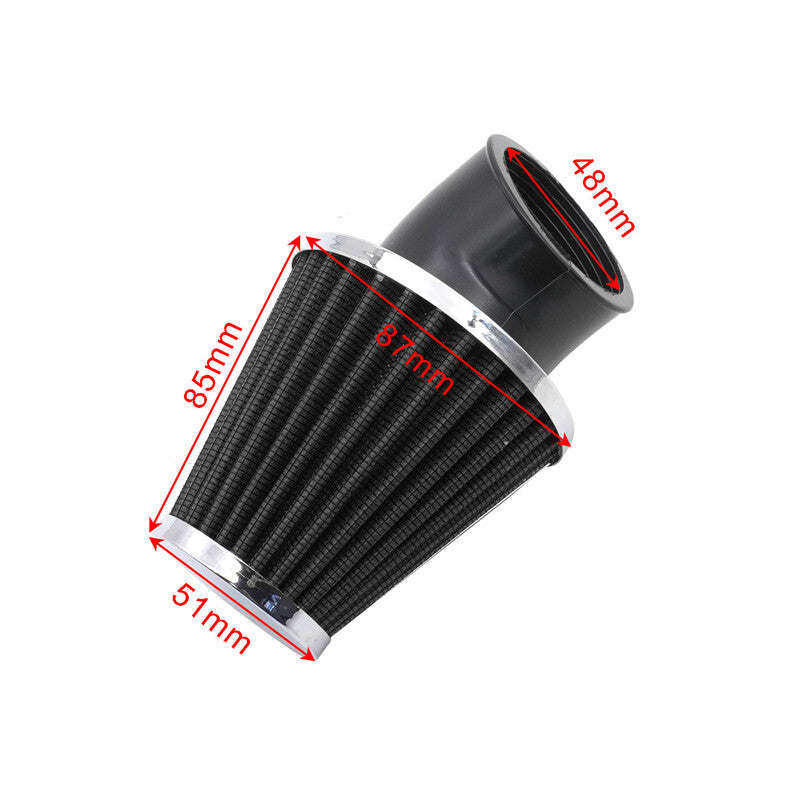 48mm Motorcycle Air Filter Mushroom Head Cleaner Suitable for 50cc-125cc n