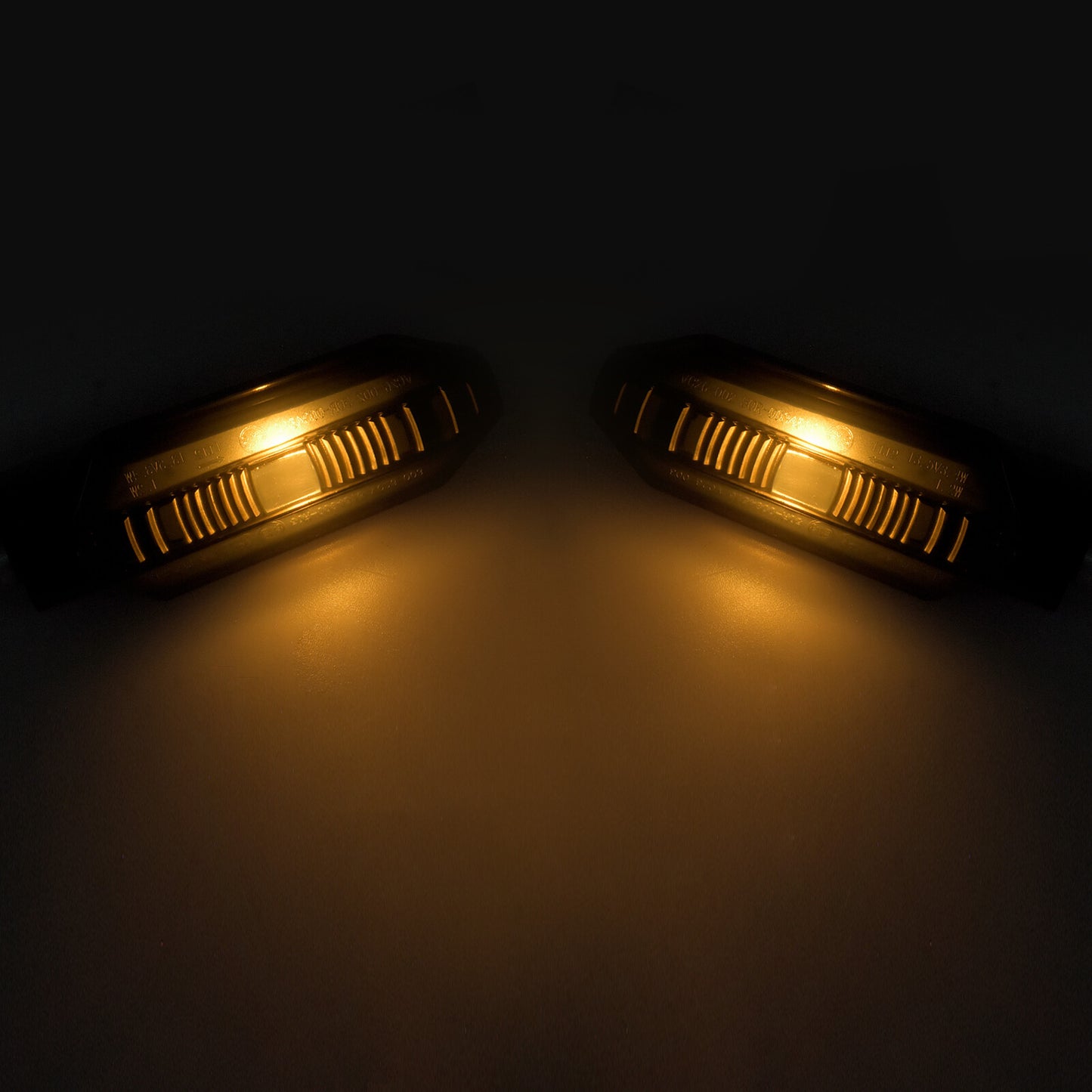 Black Front Rear Turn Signal Indicator Light Lamp Fit for Honda CBR400 500 650 Q