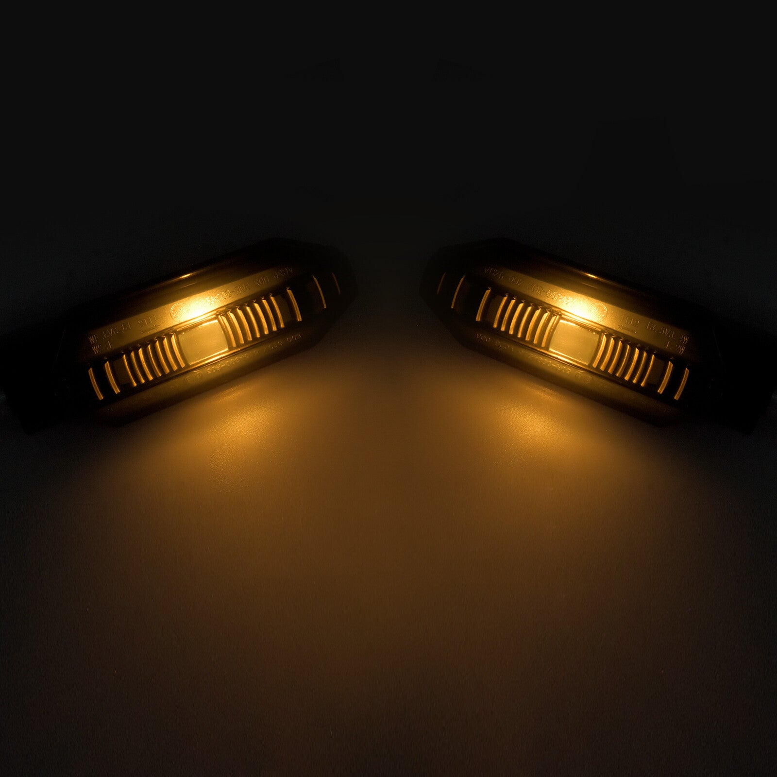 Black Front Rear Turn Signal Indicator Light Lamp Fit for Honda CBR400 500 650 Q