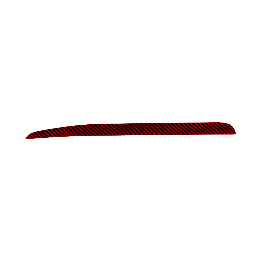 Red Carbon Fiber Steering Wheel Button Cover Type A For Sonic 2012-16 v