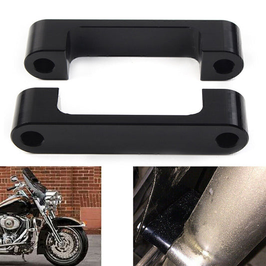 Wrap Front Fender Brackets Spacers 30 Inch for Harley Touring 1996-2013 Black Q