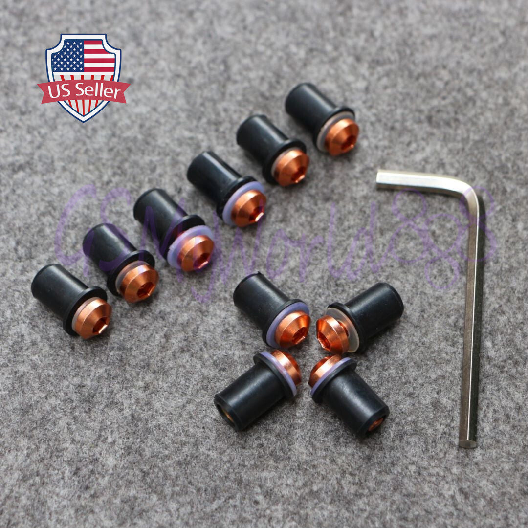 Windscreen Windshield Bolt Screws Fit for Suzuki GSXR600/750/1000/1300 GSX250R