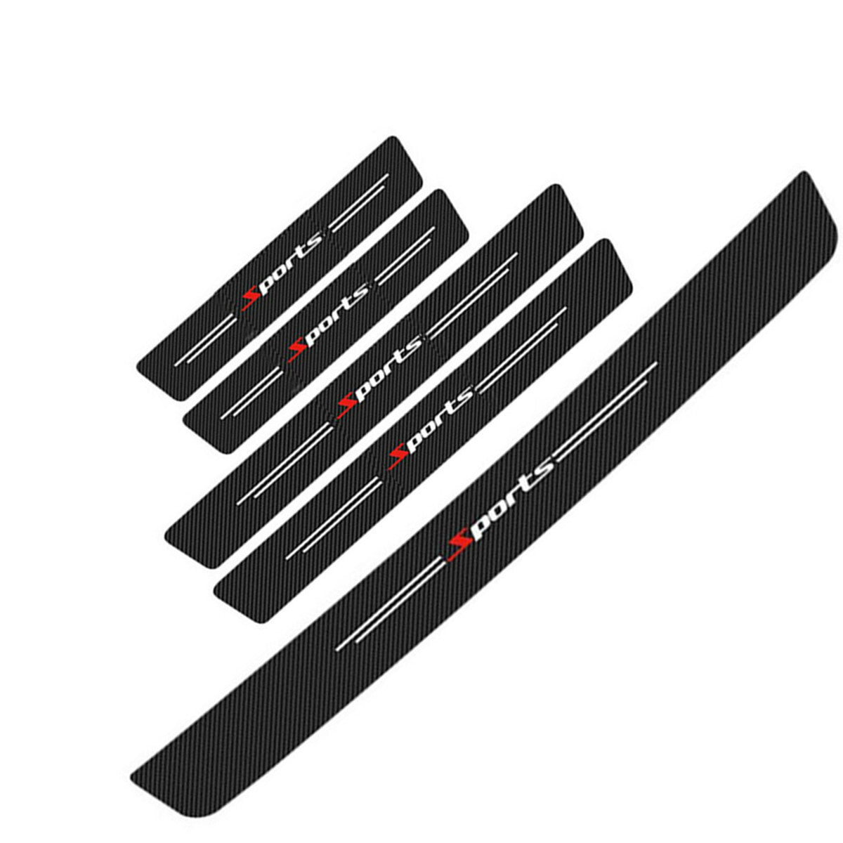 Car Accessories Door Plate Sill Scuff Cover Trunk Anti Scratch Sticker Protector