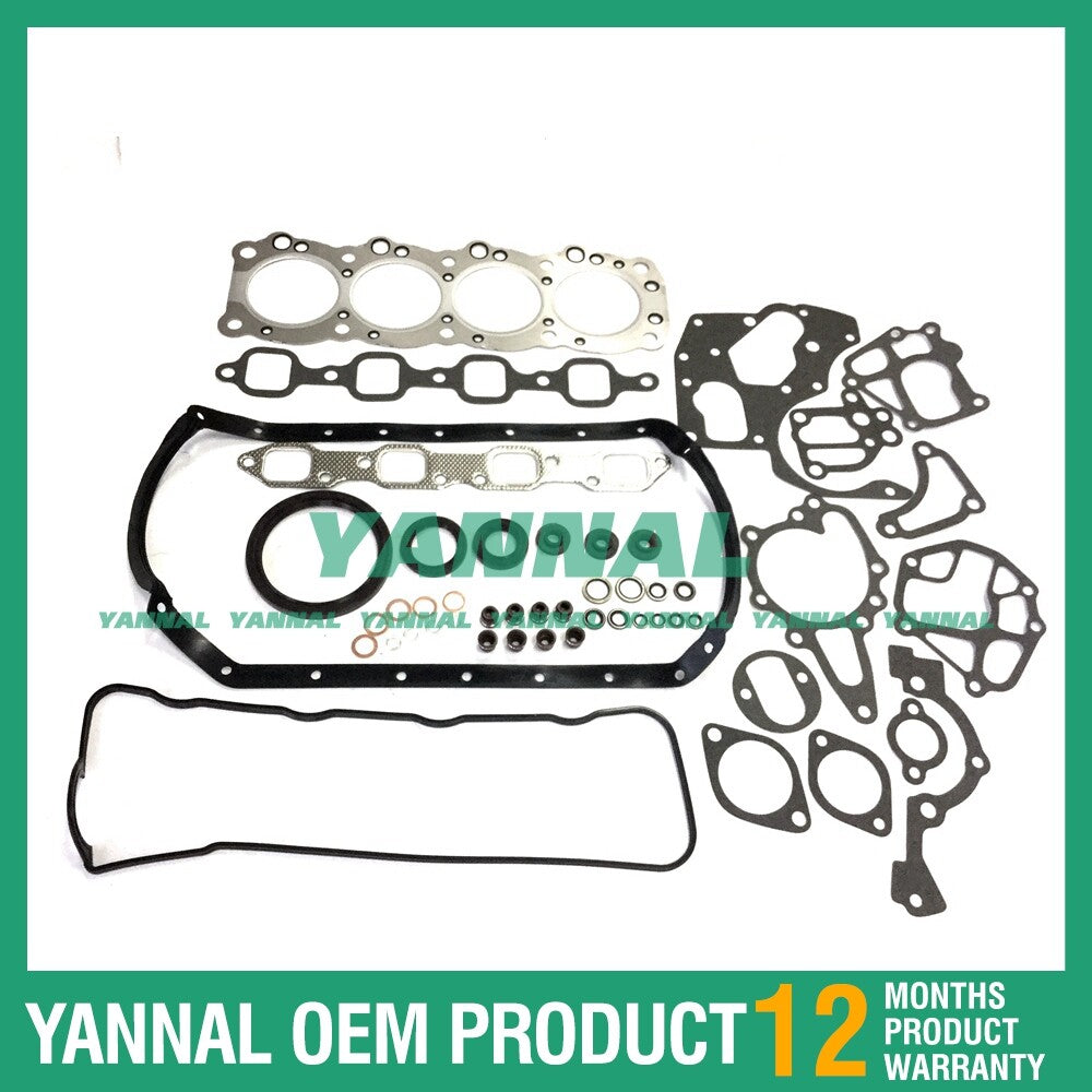Full gasket kit - Metal 4FB1, new, durable for Isuzu diesel engines.