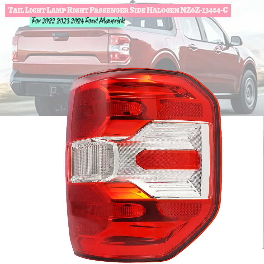 NZ6Z-13404-C for Ford Maverick XL XLT 2022-2024 Right Side Halogen Tail Light