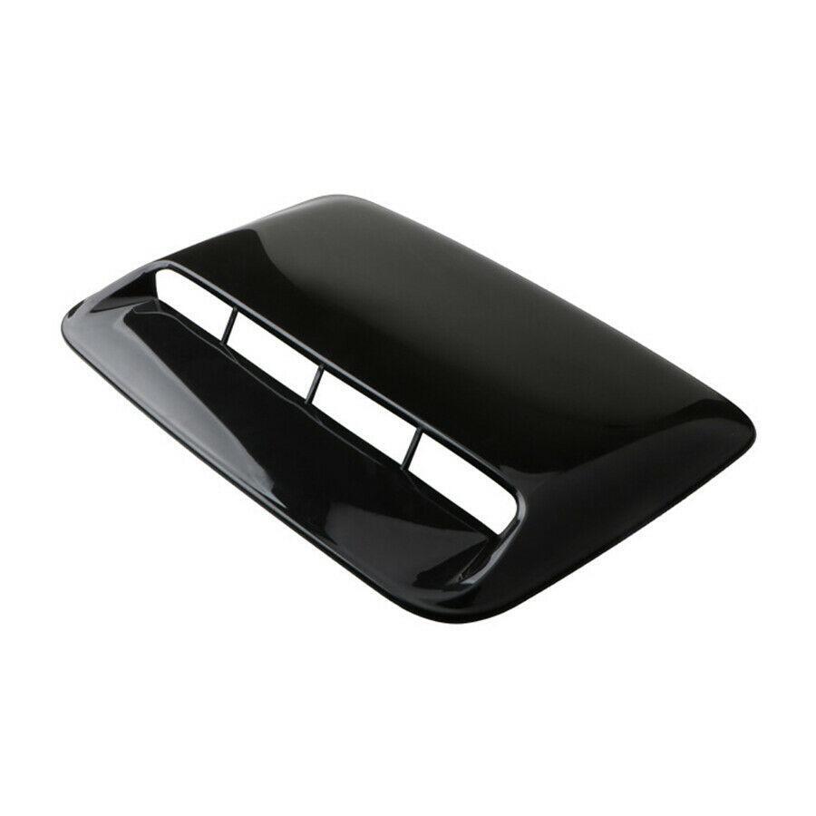 Automotive air intake spoon turbine cap vent cover gloss black universal - n