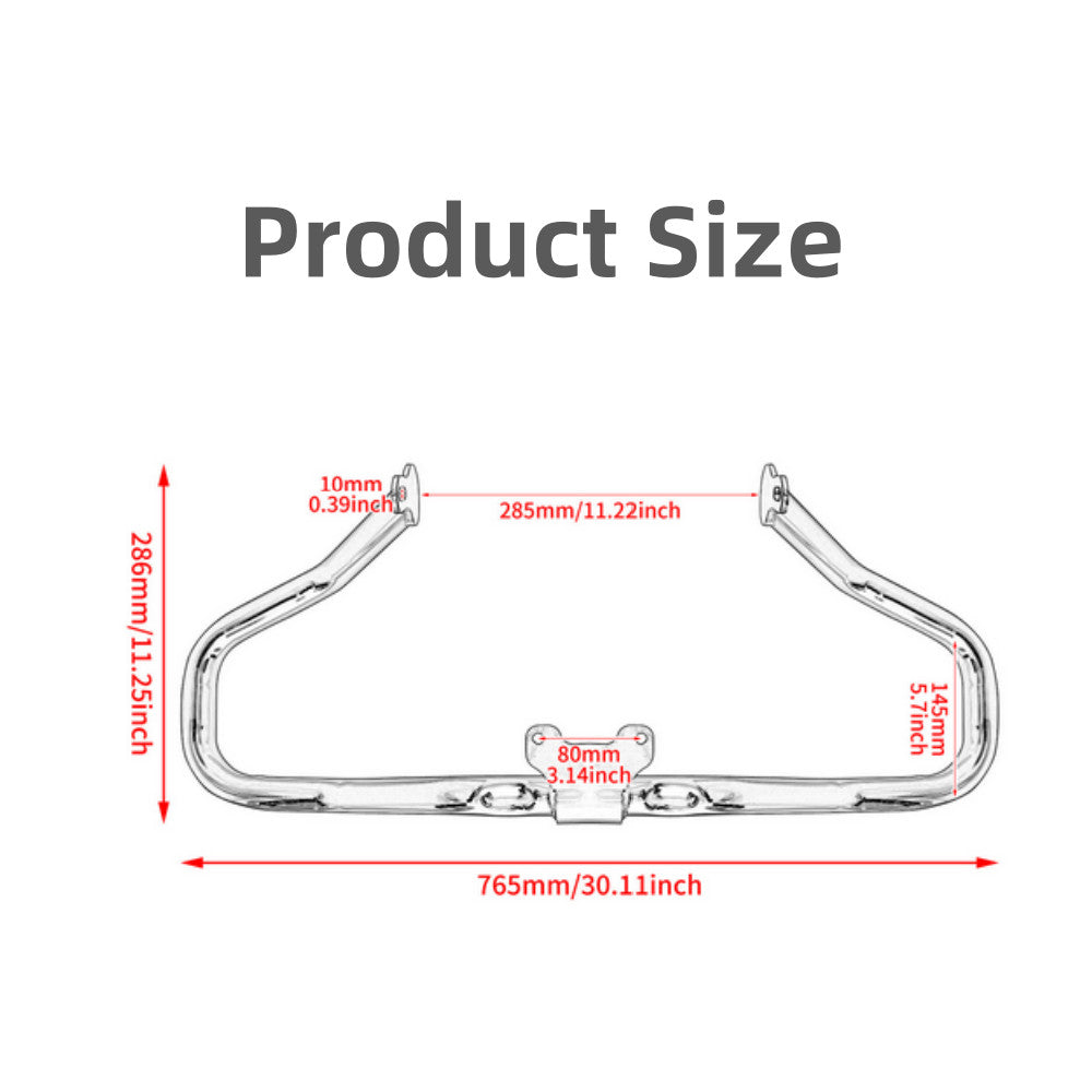 Front engine guard highway collision bar suitable for Harley Road King Street Electra Glide- n