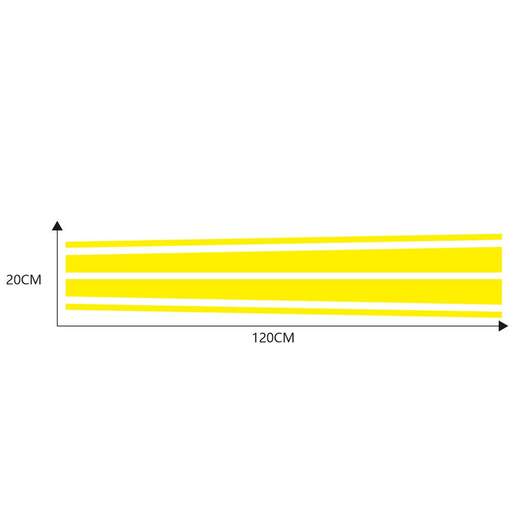 Car Sticker Long Strip Hood Cover Decals Exterior Decorations Auto Accessories