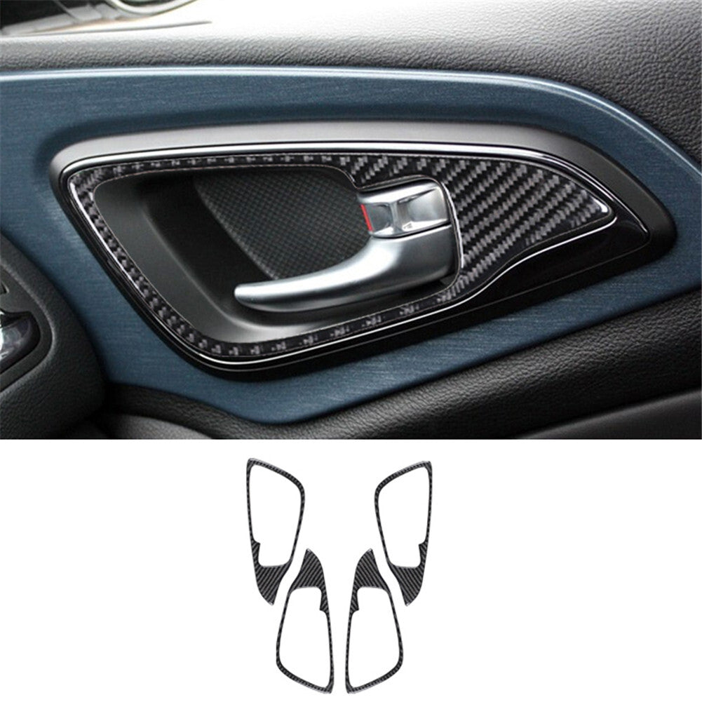 2X Red Carbon Fiber Climate Control Frame Cover Trim For Matrix 2009-14 v