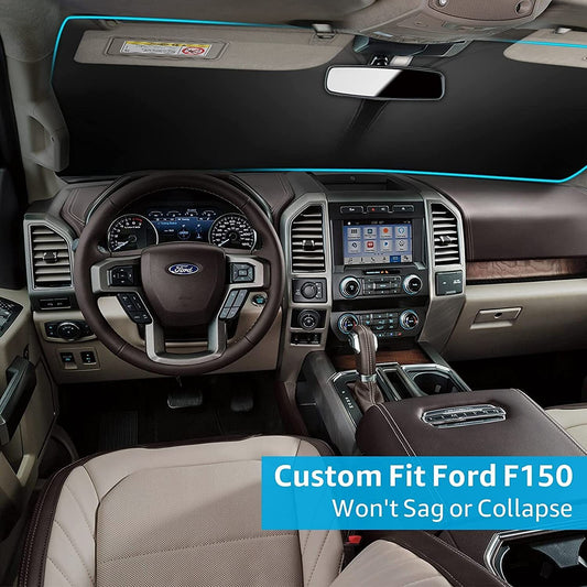 Suitable for 2021-2024 F150 truck windshield sunshade accessories. n