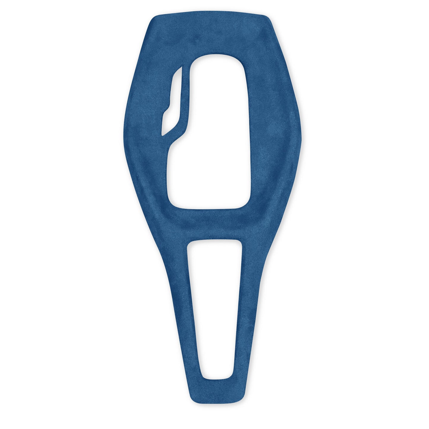 Console Gear Shift Frame Cover Trim Fit for Chevrolet Camaro 2016-20 Blue Suede
