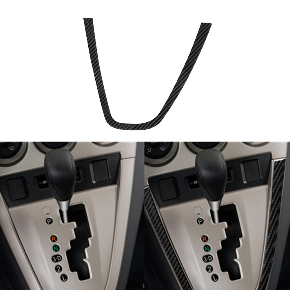 Carbon Fiber Inner Gear Shifter Panel Trim for Dodge Journey 2010 SXT SE Type B v
