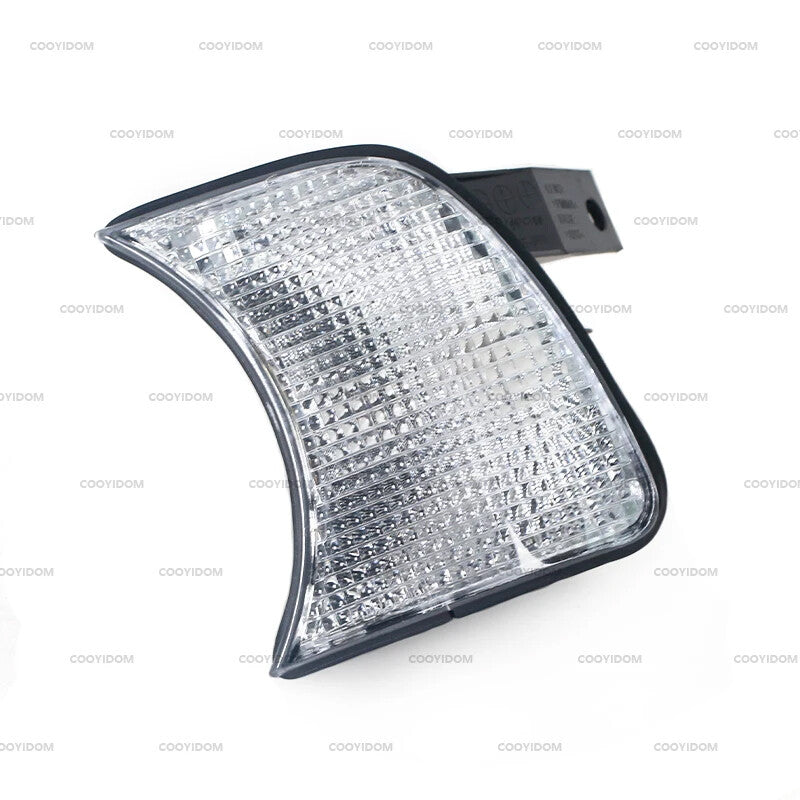 Left + right white corner turn signals are applicable to for BMW 5 Series E34 (1989 - 1995). Q