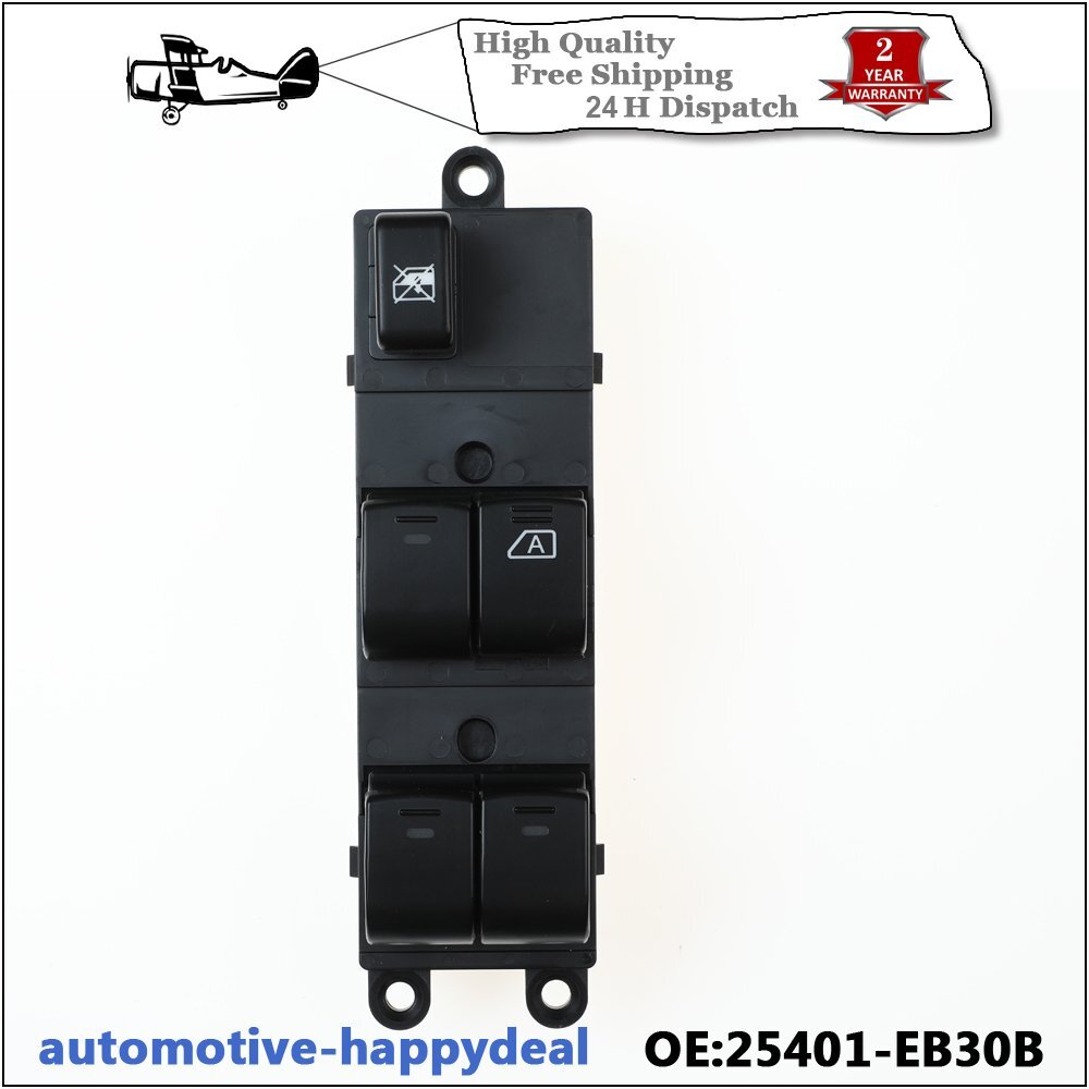 RIGHT SIDE for NISSAN NAVARA POWER WINDOW SWITCH CONSOLE 25401-BB65B NEW