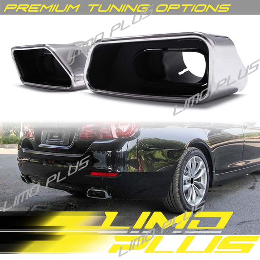 Chrome exhaust pipes for BMW F10, F11, 528i, 535i M Sport 2011-2016 Q