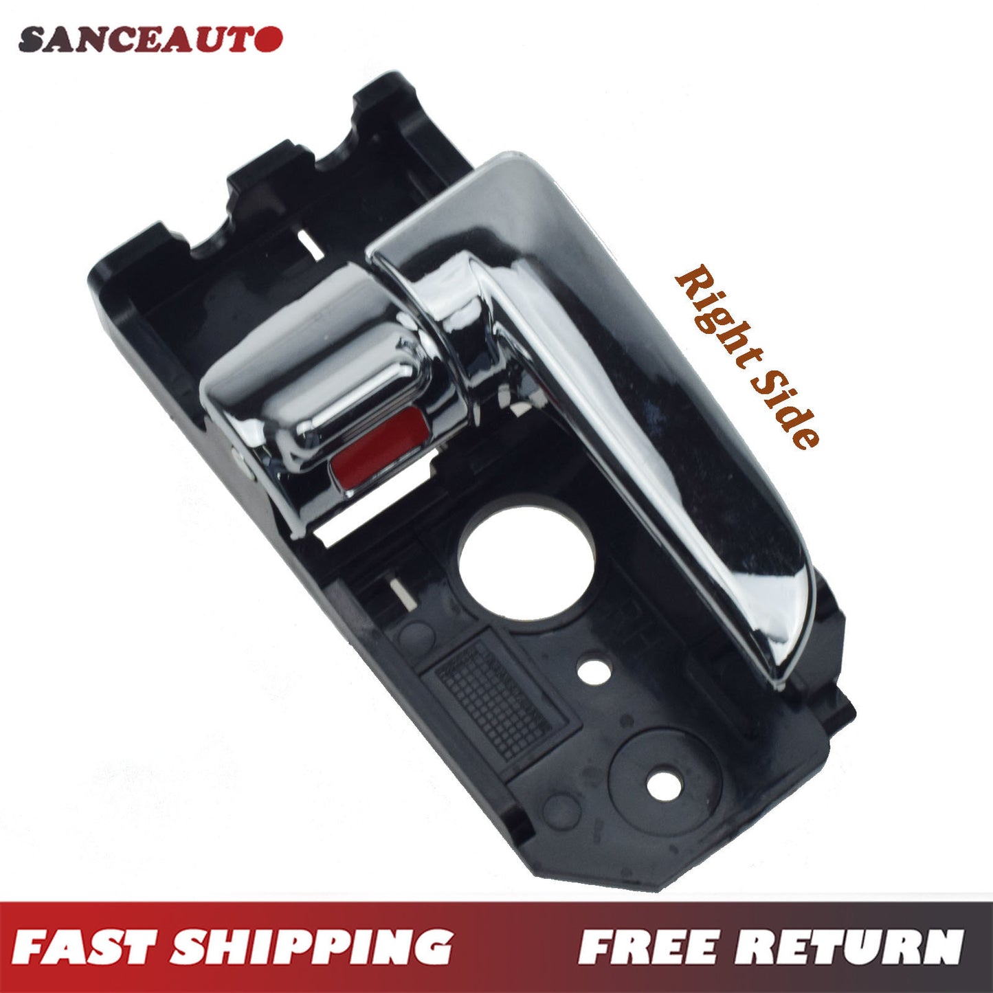 Chrome right-hand interior door handle for Kia Spectra5 2.0L I4 2004-2009 n