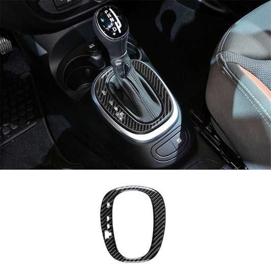 Red Carbon Fiber Interior Rear Cup Holder Cover Trim for Mazda CX-9 2016-2022 v