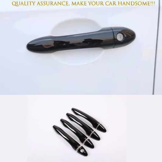 for Kia K5 Optima 2011-2015 Glossy Black Exterior Side Door Handle Cover Trim 8X