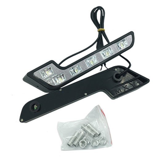 2-pack White DC 6-LED Daytime Running Lights DRL Car Fog Daytime Running Lights 12V n