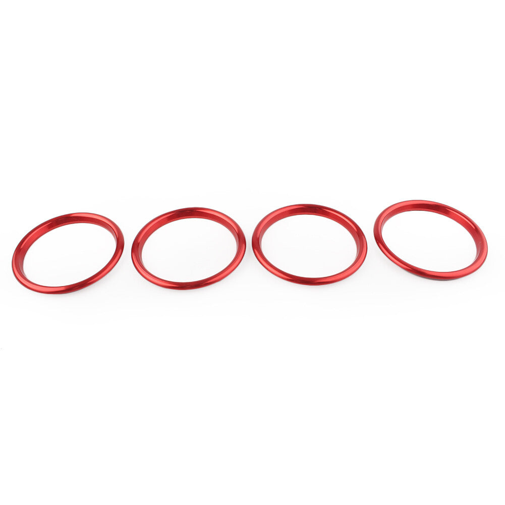 4pcs Car Interior Air Vent Outlet Ring Cover Trim for Audi A3/S3 Q2L 2012-2019