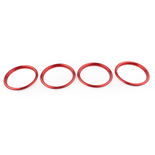 4pcs Car Interior Air Vent Outlet Ring Cover Trim for Audi A3/S3 Q2L 2012-2019