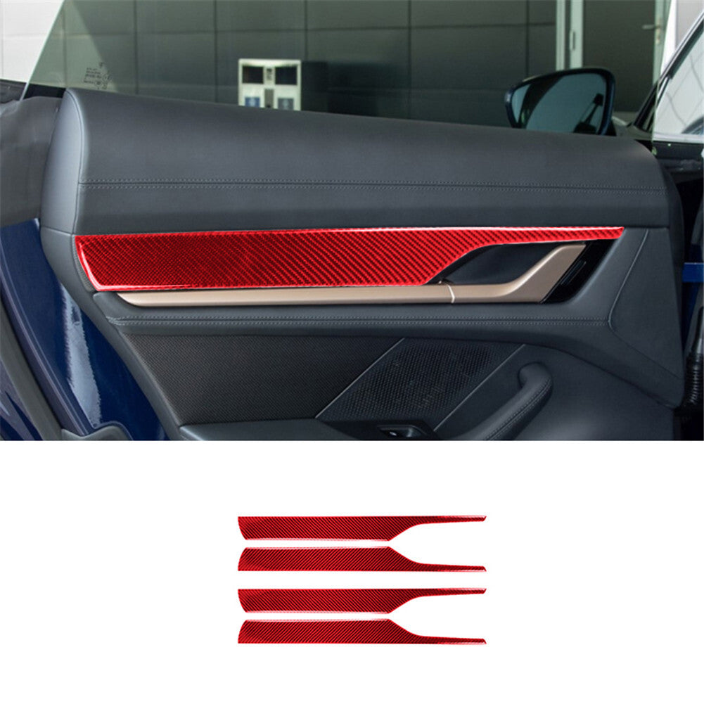 Red for Mazda MX-5 Carbon Interior High-end Door Window Lift Switch Cover Trim v