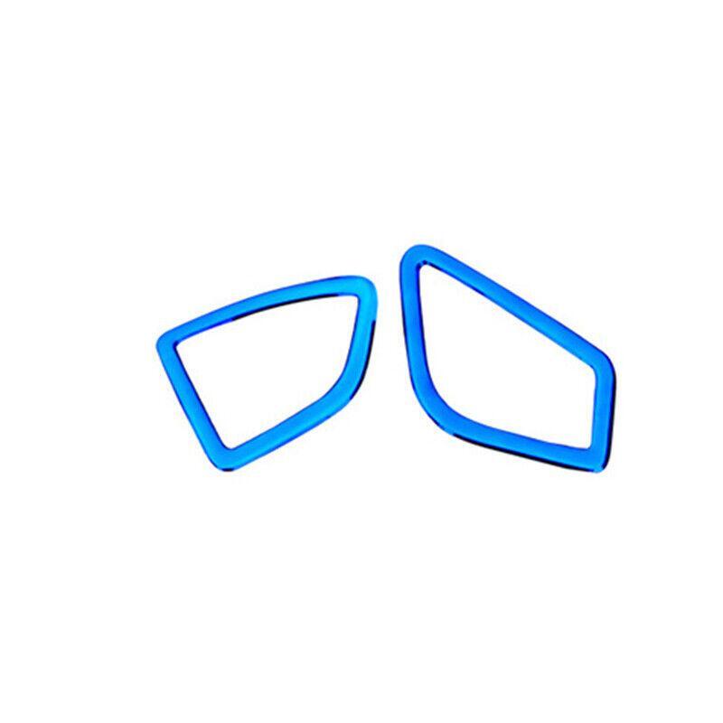 Dashboard Upper Air Outlet Vent Trim for BMW 3 4 Series GT 2013-2019 Blue Steel