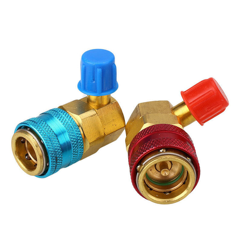 R134a Air Conditioning Quick Connector, Air Conditioning Manifold Instrument High/Low Coupling System - n