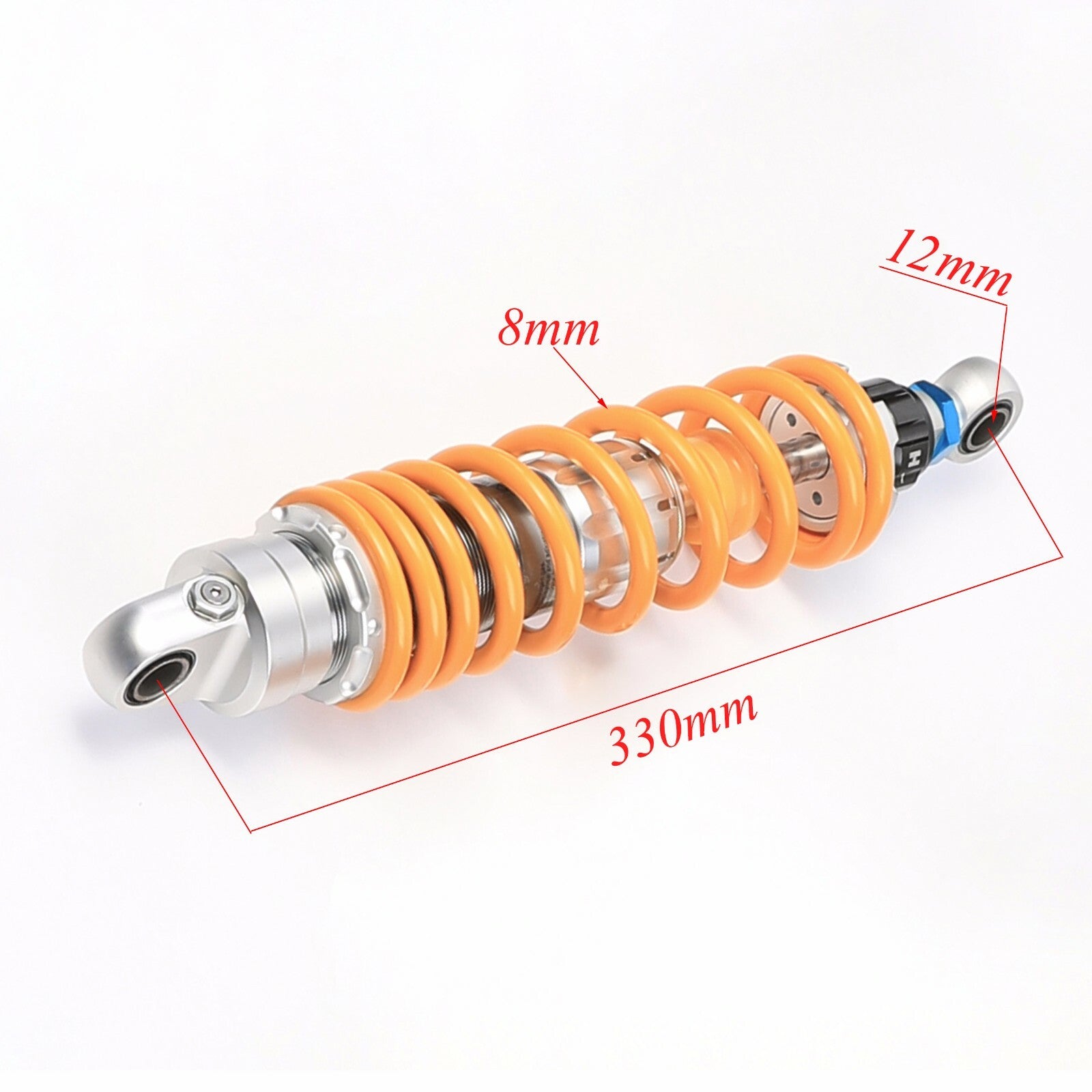 13-inch 330mm motorcycle rear shock absorber suitable for scooters, all-terrain vehicles, and off-road bikes.