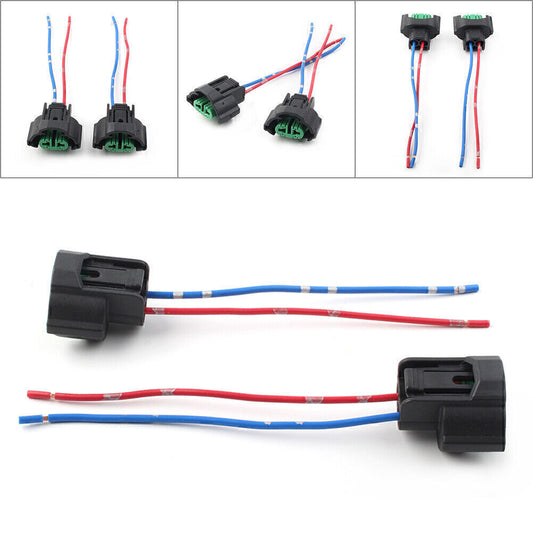 Wire Pigtail Female C H11 Two Harness Fog Light Bulb Re2x Socket Plug Fit Q