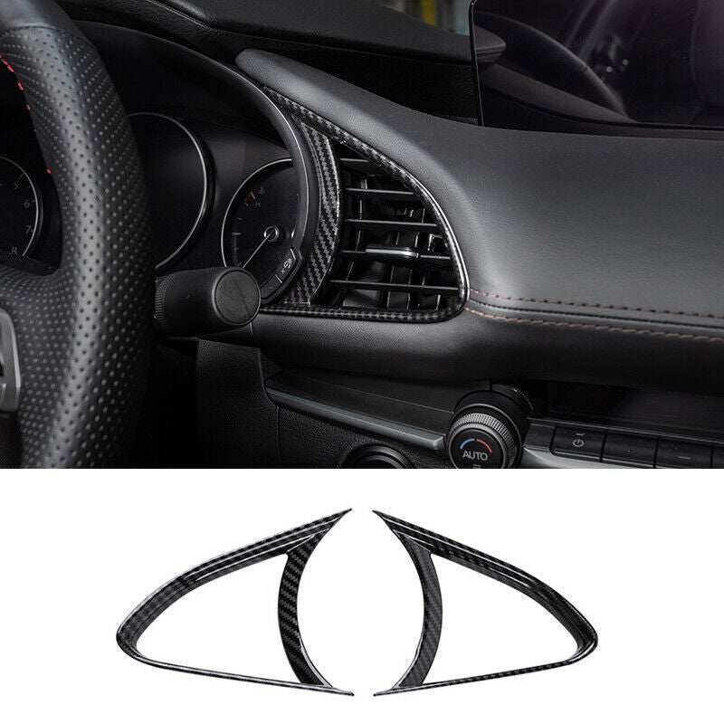 for Mazda CX-5 CX5 2017-2023 Chrome Car Side Door Rearview Mirror Cap Cover Trim v