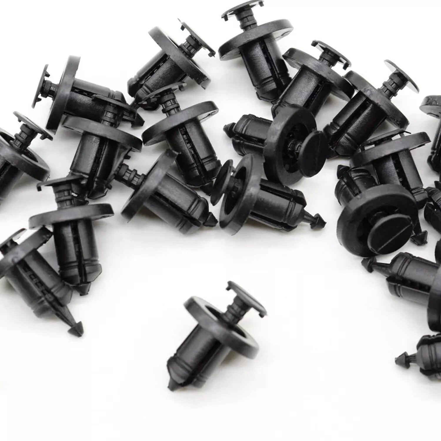 50 Fastener Rivet Clip Bumper, Engine Shield, Trim Linings Fits for Renault 8mm